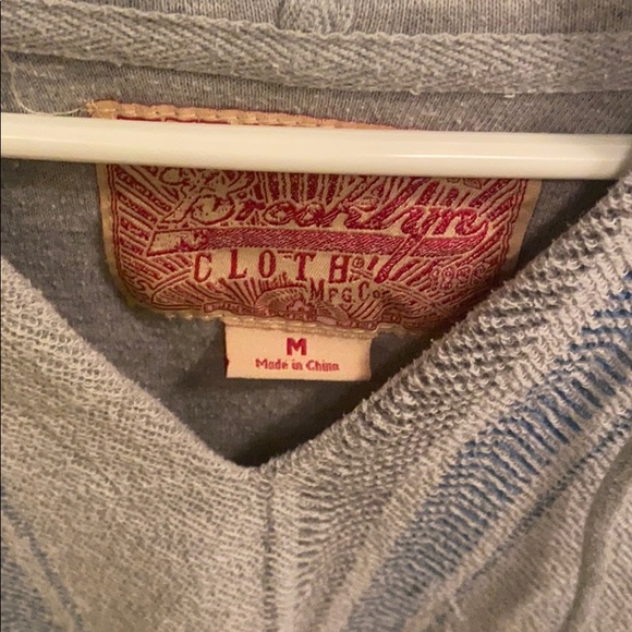 Gray/Blue Baja Hoodie - Picture 2 of 4